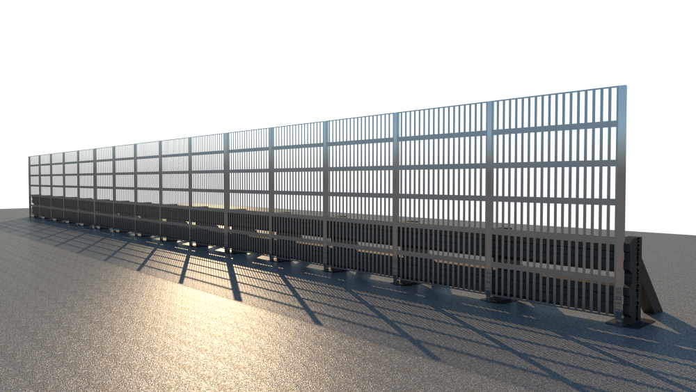  Anti-Ram Vehicle Barrier Security Fence