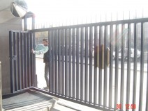 Rail Iron Sliding Door