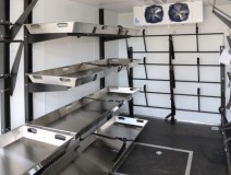 Coronavirus COVID-19 Mobile Container Trailer Morgue