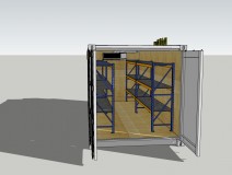 Coronavirus COVID-19 Mobile Container Trailer Morgue