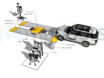 Mobile Surface Mounted Under Vehicle Inspection System