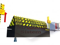 Spike Road Blocker Barrier