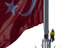 Automatic Motorized Flag Pole