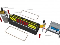 Pneumatic Road Blocker Barrier