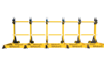 Manual Wheeled Road Blocker Portable Barrier Systems