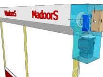 Motorized Automatic Flag Mechanism