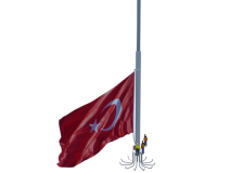 Automatic Motorized Flag Pole