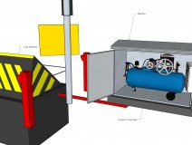 Pneumatic Road Blocker Barrier