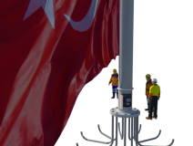 Automatic Motorized Flag Pole