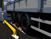  Double Chock Vehicle Wheel Restraint 