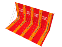 PVC Tarpaulin Manual Portable Foldable Flood Barrier
