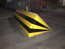 High Security M50 M30  Wedge Barrier Shallow Mount Road Blocker