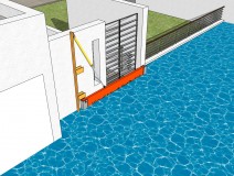 Automatic Pivot Flood Protection Gate