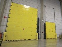 Fire Resistant Industrial Door , Fireproof Sectional Door , Fire Rated Garage Door