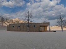 Gabion Akordiyon Savunma Duvarı Askeri Yatakhane Yemekhane