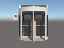 Ballistic Bulletproof Revolving Door