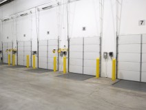 Fire Resistant Industrial Door , Fireproof Sectional Door , Fire Rated Garage Door