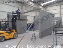 Automatic Winged Type Flood Gate V-Gate