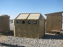 Portable Mobile Ballistic Guard Security Cabin , Bullet Proof Guard Booth