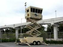 Bullet Resistant Mobile Security Tower - Bulletproof Portable Security Tower