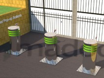 Manual Retractable Rising Bollards