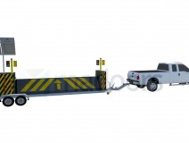 Surface Mounted Portable Road Blocker