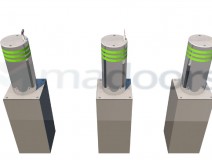 Manual Retractable Rising Bollards