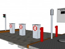 Electro-mechanical Motorized Rising Bollard