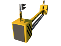 M50 M30 Impact Test Rising Beam Barrier