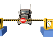 M30 K8 K4 Impact Test Manual Rising Drop Arm Barrier