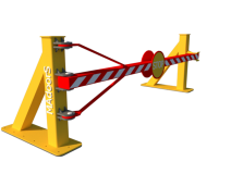 Non-motorized And Automatic Circular Swing Arm - Beam Barrier