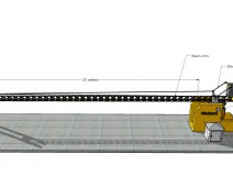 Automatic Long Arm Drop Beam Barrier