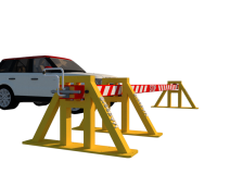 Non-motorized And Motorized Sliding Arm Beam Barrier Gate