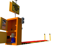 Two Sided Automatic Road Spike Barrier