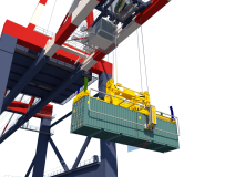 X-ray Container Scanning Inspection System For Crane 