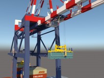 X-ray Container Scanning Inspection System For Crane 