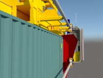 X-ray Container Scanning Inspection System For Crane 