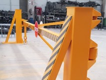 Non-motorized And Automatic Circular Swing Arm - Beam Barrier