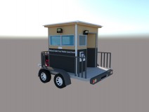 Mobile Bulletproof Guard Booth - Portable Bullet Resistant Guard Shack