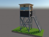 Ballistic Security Tower Guard Booth