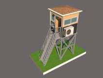 Ballistic Security Tower Guard Booth