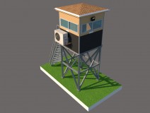 Ballistic Security Tower Guard Booth