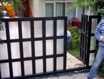 Rail Iron Sliding Door