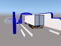 Gantry Portal X-Ray Truck Trailer Container Cargo Vehicle Inspection System