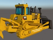 Remote Control Armored Bulldozer , Caterpillar , JCB