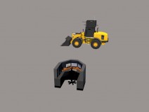 Remote Control Armored Bulldozer , Caterpillar , JCB