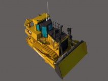 Remote Control Armored Bulldozer , Caterpillar , JCB