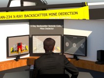 X-Ray Backscatter Landmine Tank Mine Dedection