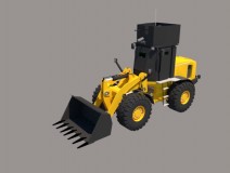 Remote Control Armored Bulldozer , Caterpillar , JCB