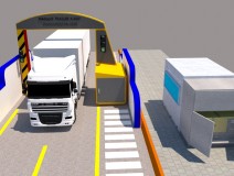 Portal Gantry X-Ray  Truck Cargo Trailer Container Scanning 